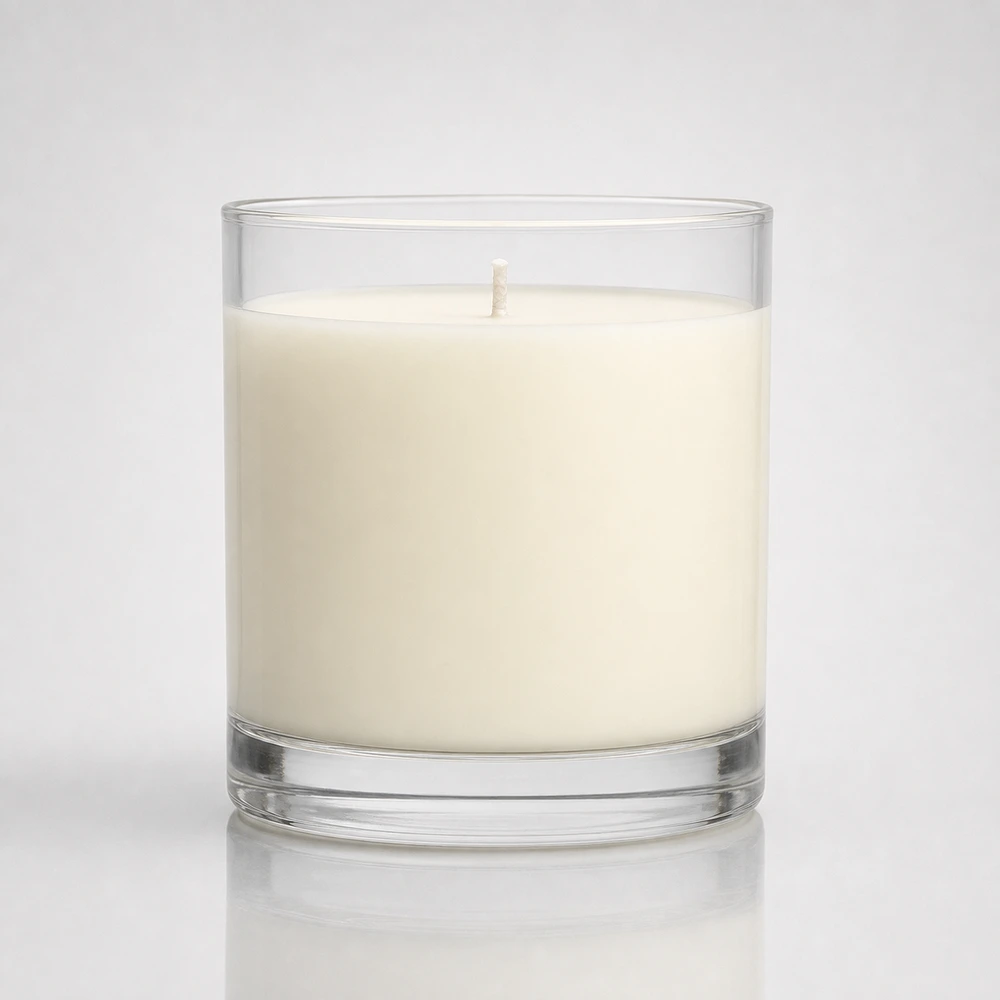 Straight Sided Candle Jar for candle and home fragrance packaging - decoration view