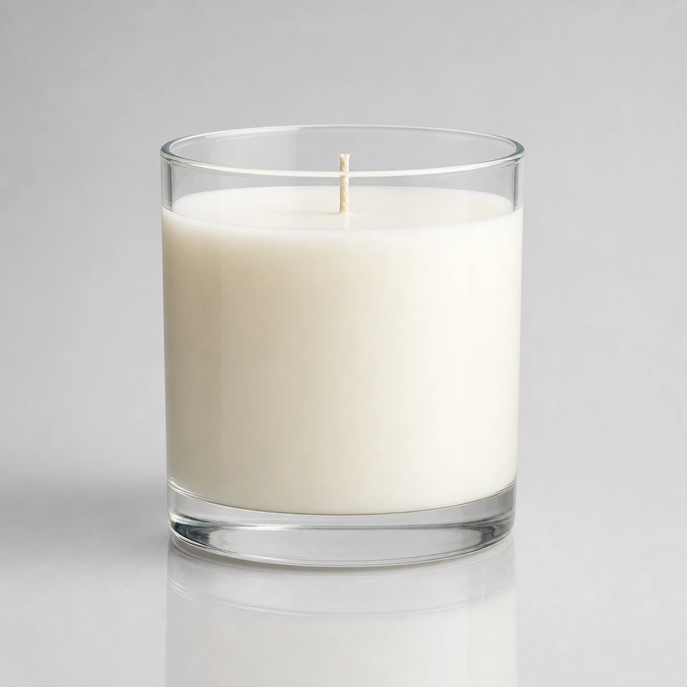 Straight Sided Candle Jar for candle and home fragrance packaging - front view