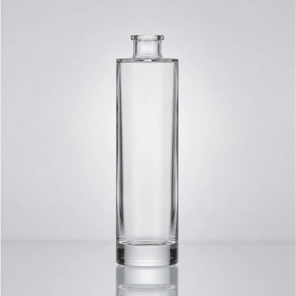 Tall Slim Reed Diffuser Bottle with cap and stopper - front view