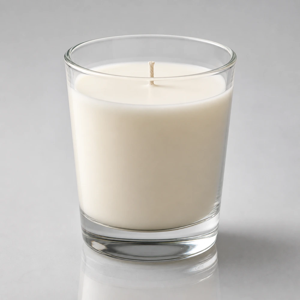 Tumbler Glass Candle Jar for candle and home fragrance packaging - closure detail