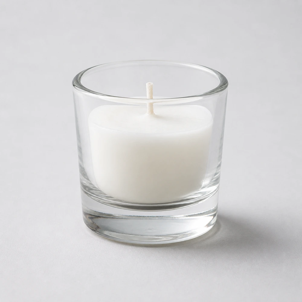 Votive Candle Holder for candle and home fragrance packaging - closure detail