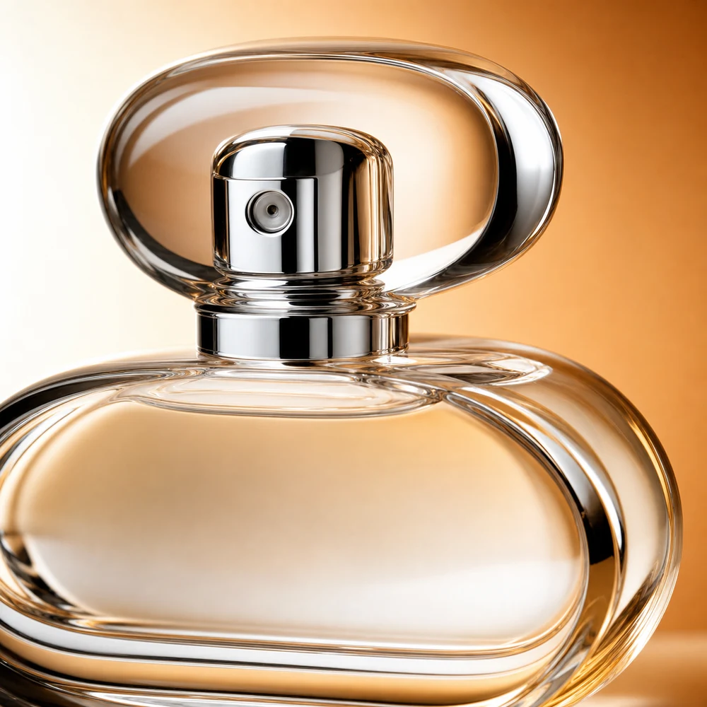 Talisman Shape Perfume glass perfume bottle with sprayer and cap - packing view