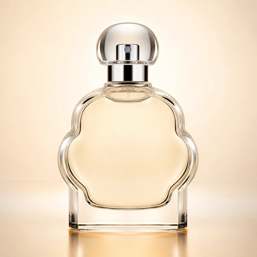 Talisman Shape Perfume glass perfume bottle with sprayer and cap - decoration view